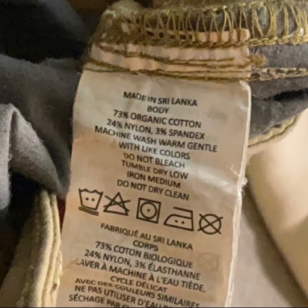 PRANA Breahe Chino Shorts Sz 38 Standard Fit Brown Stretch 9” Inseam Khaki Hike - Picture 13 of 13